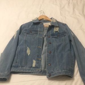 Distressed Denim Jacket